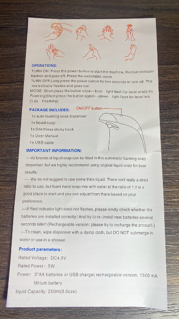 Dispensador de jabon automatico